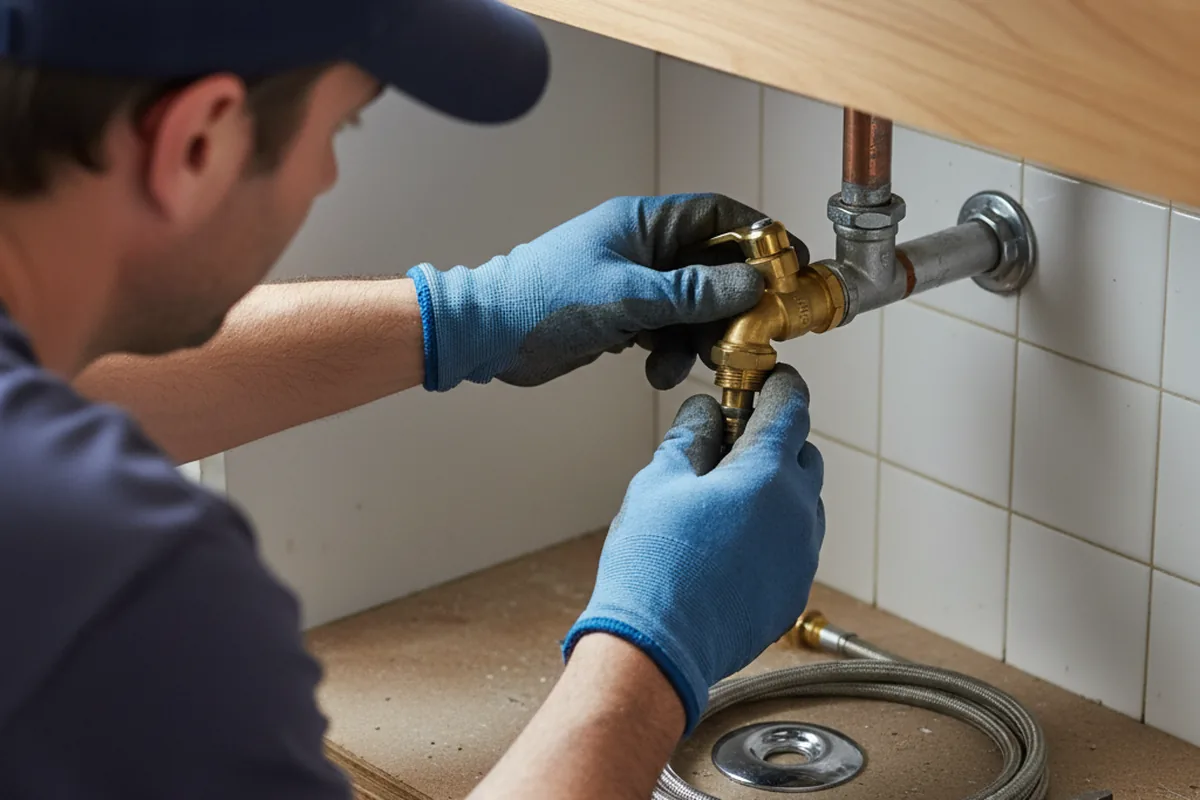 Shutoff valve and fitting work during Faucet and Fixture Repair in Honolulu